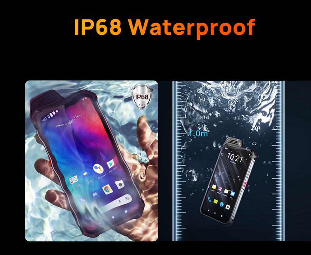 W888 Zello IP68 Waterproof Smartphone NFC Real PTT POC Radio