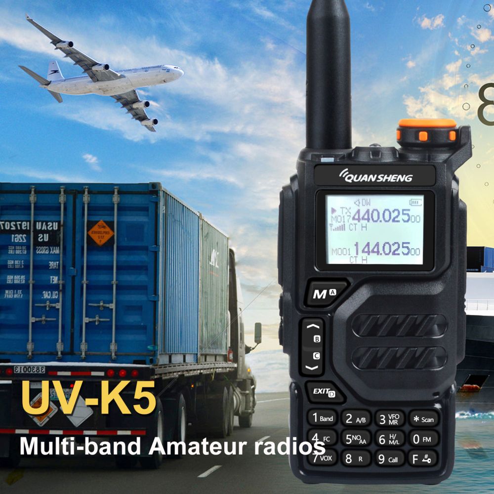 Quansheng UV-K5(8) Talkie-walkie Radio Ham Portable Am Fm Deux