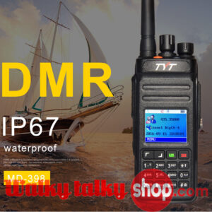 TYT MD-398 DMR Digital Walky Talky GPS Waterproof IP67 High Power 10W UHF 400-470MHz Portable Radio Communicator