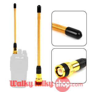 BNC 10W Dual Band Antenna For Kenwood ICOM Motorola CP500 Radios 144/430MHz