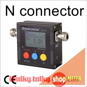 SURECOM SWR Power SW-102 SW102 VSWR 125 - 520MHz Power Meter with Frequency Counter