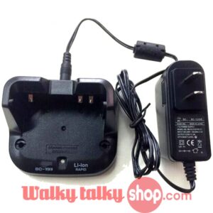 Rapid Charger BC-193 with BC-123SE Adaptor for ICOM Radios BP265 Li-ion Battery Charging