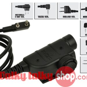 Element U94 PTT Military Headset Adaptor for ICOM Motorola Kenwood Yaesu MOBILE PHONE MIDLAND