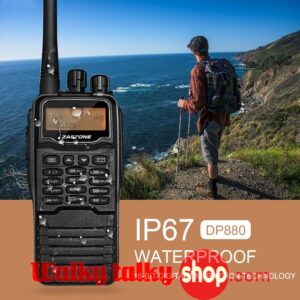 Hunting DMR Digital Portable Radio Zastone DP880 IP67 Waterproof UHF 400MHz-470MHz