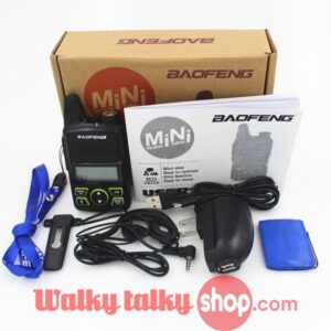BAOFENG BF-T1 MINI Radio UHF 400-470MHz FM Transceiver With PTT Earpiece