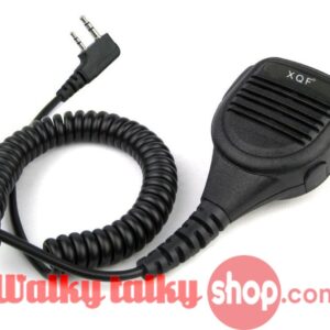 Heavy Duty Speaker Microphone Mic PTT IP54 Waterproof for Kenwood Baofeng Hytera Two Way Radio
