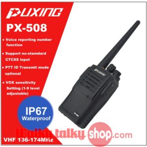 IP67 Waterproof Dustproof Puxing PX-508 Walkie Talkie For Water Marine
