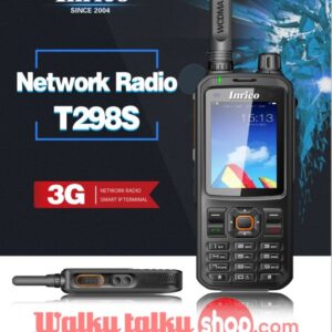 Inrico T298S SIM Smart Android Phone UHF VHF Walkie Talkie Public Network GPS Wifi Wcdma
