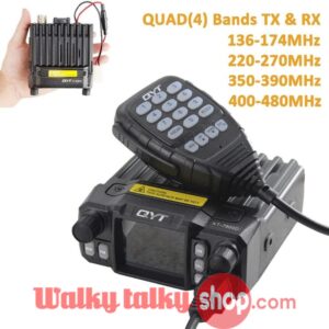 QYT KT-7900D Small Size Quad Band Portable Mobile Radio