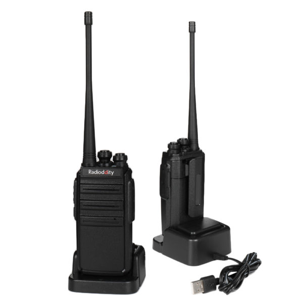 UHF 400-470MHz VOX Long Range Two Way Radio with USB Charger - Image 5