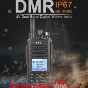 Newest TYT MD-UV390 GPS IP67 Waterproof Dual-band DMR Digital/Analog Radio