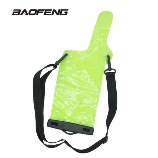 Walkie Talkie Hot Sale Green Waterproof Bag Case for Baofeng UV-5R UV-82 BF-888S UVB6 etc