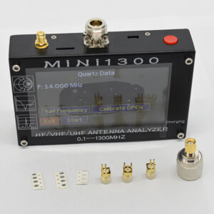 Upgrade Mini1300 4.3inch TFT LCD 0.1-1300MHz HF VHF UHF ANT SWR Antenna Analyzer