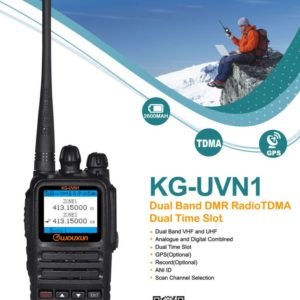 Wouxun KG-UVN1 Dual Band Digital FM Tier II DMR Pure VHF / UHF Amateur Walkie Talkie