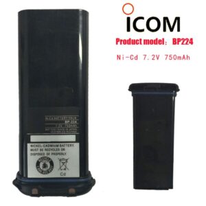 Icom IC-M32 IC-M2A IC-GM1600 Walkie Talkie BP-224 NI-CD Battery