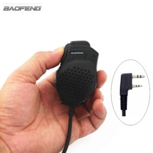 Baofeng Dual PTT Speaker MIC UV-82 UV-8 UV82L UV-89 UV-82 Plus UV-82TP GT-5TP UV-82HP UV-82HX Hand Microphone for UV-8D UV 82 UV82