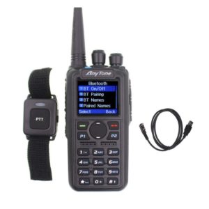 Anytone AT-D878UV Plus GPS APRS DMR Bluetooth PTT UHF VHF Dual Band Digital Radio