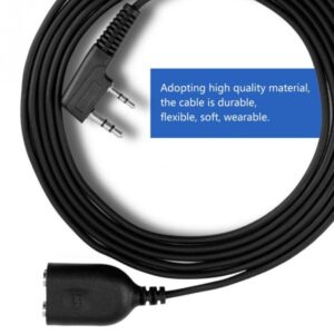 Kenwood TYT Puxing Wouxun Baofeng UV-5R UV-82 Headset Speaker Mic Extension Cable