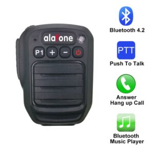 ALAFONE HB980 Bluetooth PTT Speaker Microphone Support Phone with Walkie Talkie