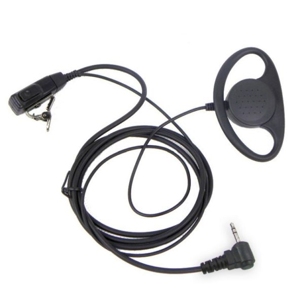 Motorola Walkie Talkie D-type 2.5mm Police Security Headset TLKR T5 T7 MD200 XTR446 T6500