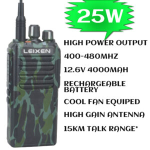 LEIXEN VV-25 Walkie Talkie 25W High Power Long Distance Communication
