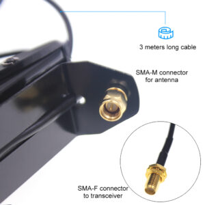 Mount Clip Radio Antenna Nagoya RB-CLP SMA-M for BaoFeng UV-82 UV-5R GT-3 UV-82 BF-888S