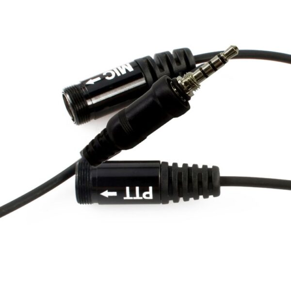 Motorcycle Helmet Earpiece Microphone for Yaesu Vertex Radio VX-6R VX-7R Radio - Image 2
