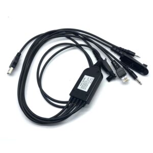 Programming Cable for Motorola CP200 GP68 GP300 GP328 Plus Handheld Walkie Talkie GM300 GM3188 PRO5150 Mobile Radio