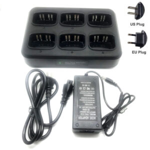 For Motorola GP340 GP360 GP640 PRO5150 PR860 GP328 PTX760 HT750 MTX850 Walkie Talkie Two Rows Six ports Charger