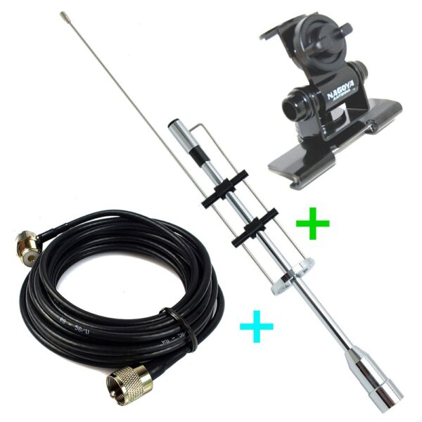 Newest CBC-435 UHF VHF Dual Band Walkie Talkie Antenna