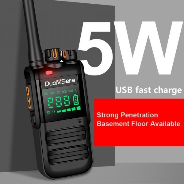 DMS-S618 Wireless Handheld Walkie-Talkie Powerful Portable Two-Way Radio