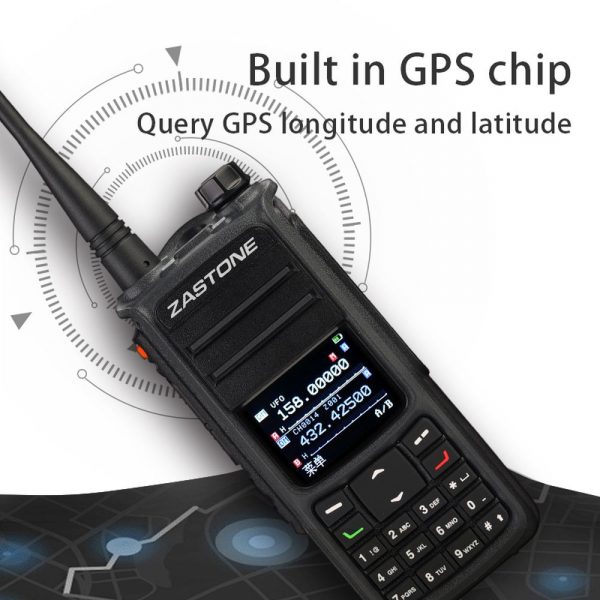 Zastone UV008 DMR Walkie Talkie Dual Band 10W GPS Digital Radio - Image 4