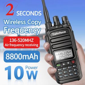 Air Band Wireless Copy Frequency Walkie Talkie NOAA Weather Channel