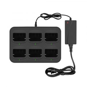 6-Way Multi-Functional Charger Adapter Rapid Charging for SL1M SL2M Walkie Talkie Two Way Radio
