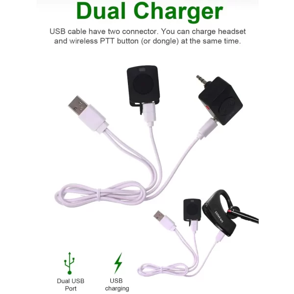 Wireless PTT Earphones Bluetooth Headset For HYT TC-610 TC500 TC700 Motorola GP300 GP308 GP68 GP88 Walkie Talkie Accessories Headset - Image 5