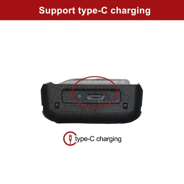 Wouxun KG-UV9D Plus Replacement Battery Type-C Charging 7.4V 3200mAh High Capacity Battery for KG-UV9D KG-UV2Q/KG-UV9DMate WalkieTalkie - Image 3
