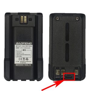 BAOFENG BF1908 BF 1909 Spare Battery 3800mAh TypeC/USB Rechargable Battery Walkei Talkie Replacement Parts