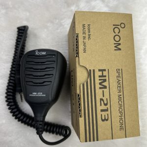 ICOM HM-213 Handheld PTT Mic Speaker Microphone  for IC-M25/IC-M37 Portable Radio