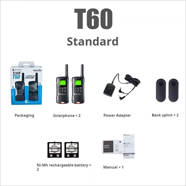 A pair Motorola TLKR T60 Business Handheld Two way Radio - Image 6