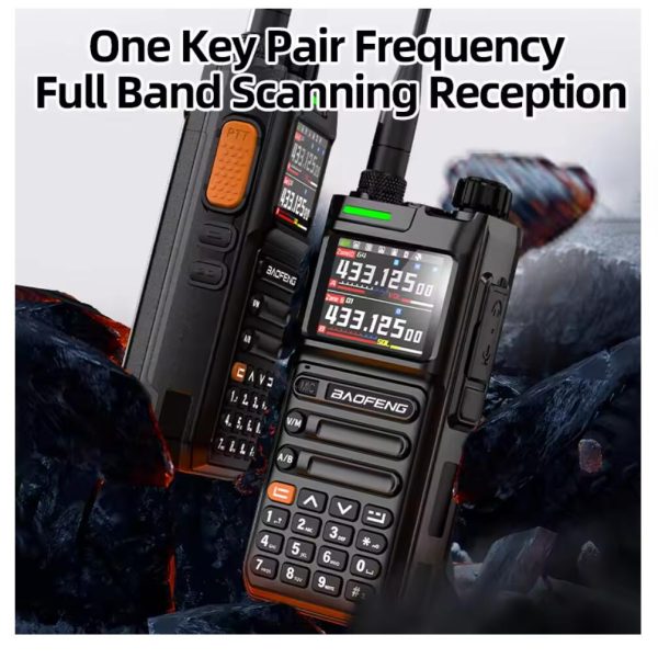 Baofeng UV26 Walkie Talkie GPS APSR Multi Band Bluetooth Programming Recording Wirless Copy Frequency Type-C Long Range Two Way Radio - Image 4