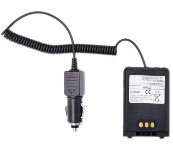 BP-272 HAM Radio Battery Eliminator Adaptor For ICOM ID31 ID51 BP272 Walkie Talkie DC12V Input Car Charger Cord Accessory