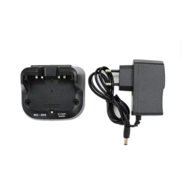 BC202 Desktop Rapid Charger Tray & AC Plug Adapter for BP271 BP272 BP307 ID-31A ID-31E ID-51A ID51E HAM Radio Charge Accessory - Image 5
