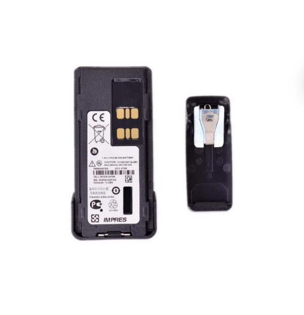 PMNN4407 Li-ion Battery Pack 1650mAh 12.2Wh & Belt Clip for Motorola DGP8550 DEP550 XPR7000 DP4400 XiR P8660 HAM Radio Accessory