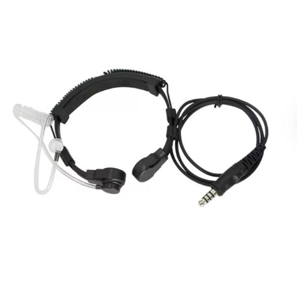 U94 PTT+7.1mm Tactical Telescopic Throat Controlled Walkie Talkie Headset For Motorola GP88S GP300 A8 12 Radio 2 Pin M Earphone