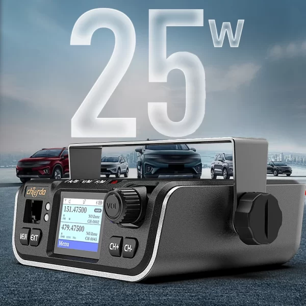 Chierda M520D GPS 25W DMR Mobile Car Two way Radio - Image 2
