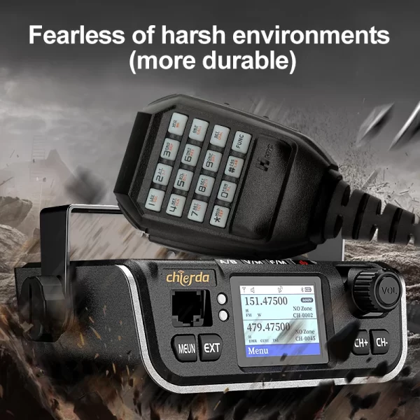 Chierda M520D GPS 25W DMR Mobile Car Two way Radio - Image 5