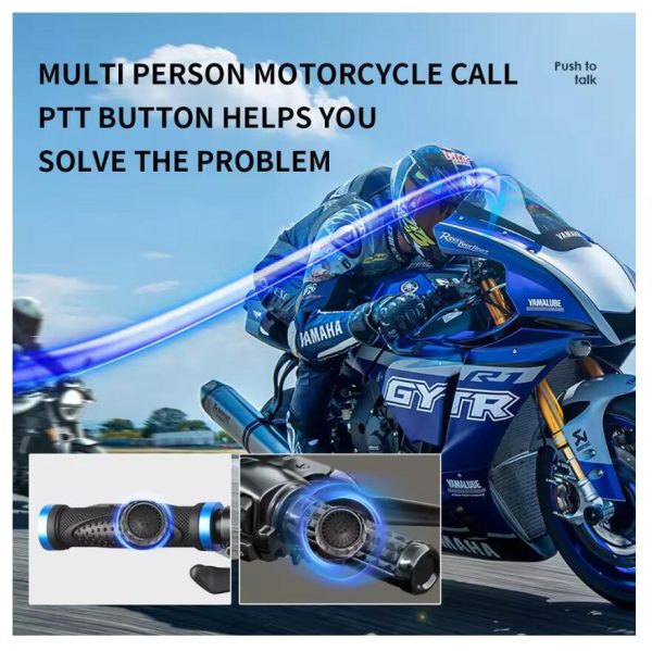 Wireless Bluetooth PTT Walkie Talkie Button with Adjustable Magic Strap for IOS Android Phone Zello Push-to-Talk Button - Image 4