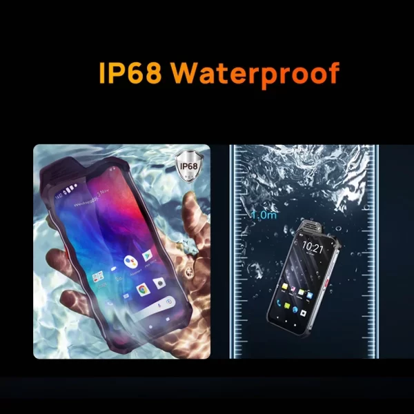 UNIWA W999 ATEX Rugged Smartphone 4G 6.3 inch FHD LCD Zello Realptt Mobile Phone Radio Remove term: Explosion-proof IP68 Waterproof 5000mAh NFC Cellphone - Image 4