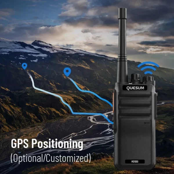 Quansheng MD100i Factory Direct Sale DMR Two-Way Radio IP67 Handheld GPS Wireless Digital Walkie Talkie with Multi-Function - Image 7