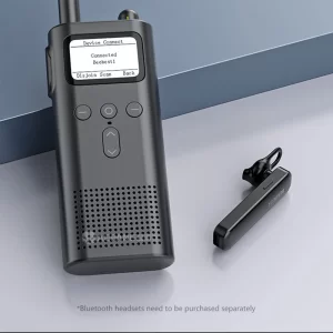 2025 new A218 Pro FM FRS GMRS uhf Ultra Mini Walkie Talkie 1.6-inch LCD VOX support APP writing bluetooth headphone for Xiaomi mijia wallkie talkie